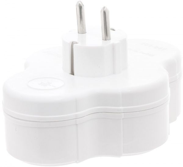 Разветвитель Fetih на 4 розетки с заземлением 4 гн. белый 101-04 Y 