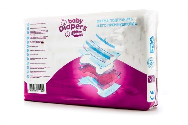 Підгузки Honest Goods Junior (12+ кг) 38 шт.