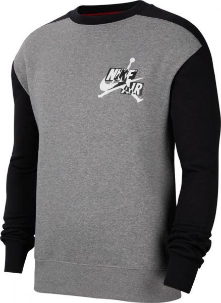 Джемпер Nike M J JMC FLC CREW CK6763-091 р. M сірий