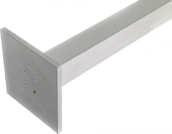 Меблева ніжка S-50 720 мм ДСП алюминий 