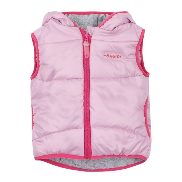 Жилет дитячий для дівчинки Соня р.128 світло-рожевий 