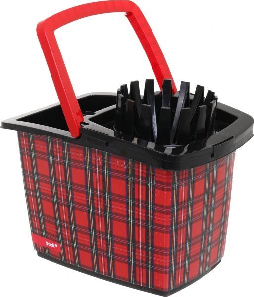 Ведро с отжимом для пола York 15 л стайл в ассортименте 28,2 см 