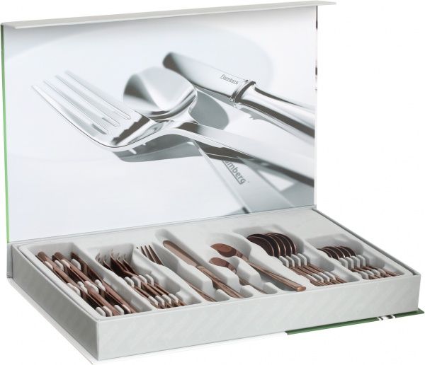 Набір столових приборів мідний 24 предмети 2040PVD Flamberg