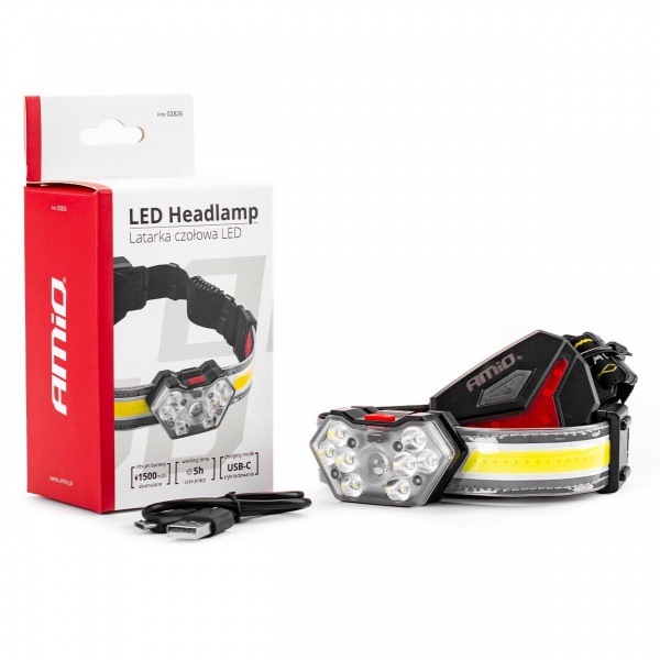 Фонарь налобный AMiO LH01