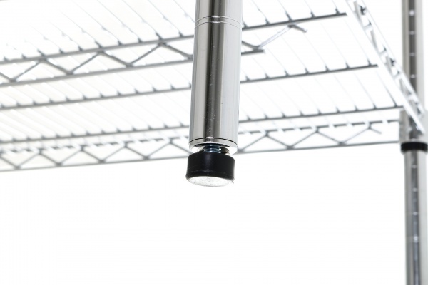 Стелаж металевий PROзапас хром 1800x1220x460 мм метал полиця 4 шт. хром 