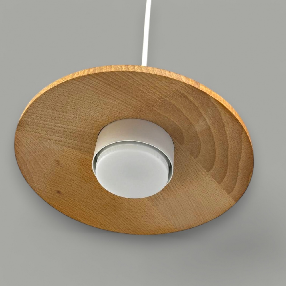 Світильник підвісний Светкомплект Hat 3xGX53 білий/дерево