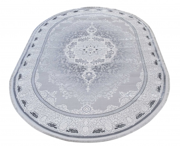 Килим Karmen Carpet GALERIA GL038G GREY/GREY 80x150 см O 