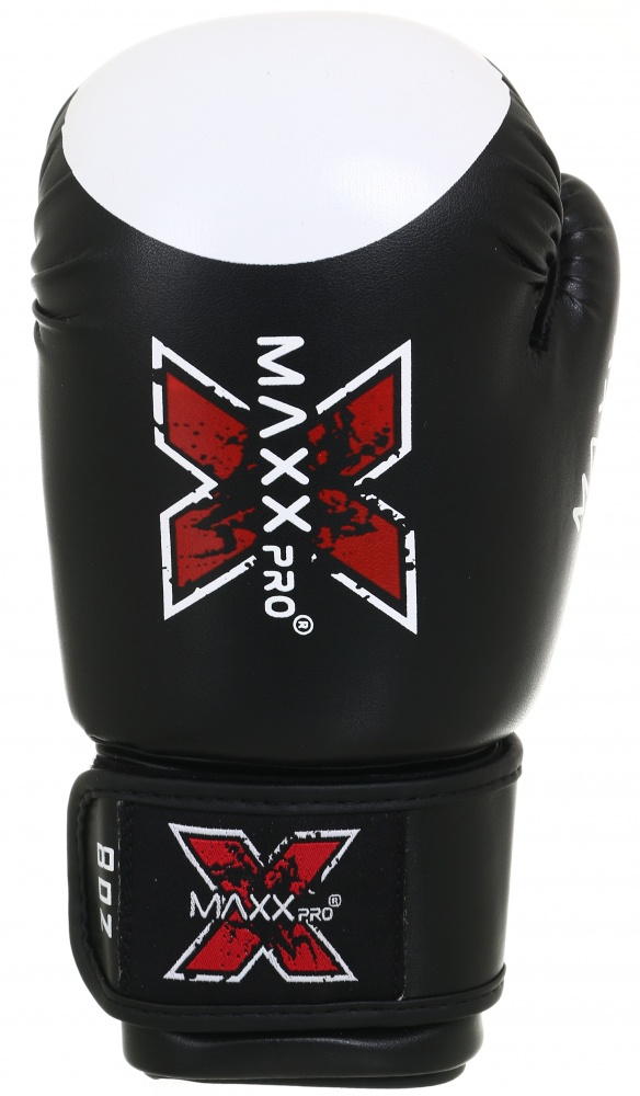 Боксерские перчатки MaxxPro AVG-616 Black vynil-08 р. 8 8 ozoz Black vynil-08 черный