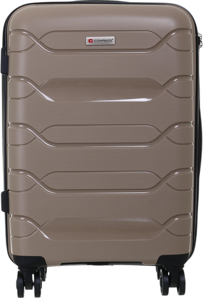 Чемодан Compass №XY007 S 36 л капучино 49x35x21 см