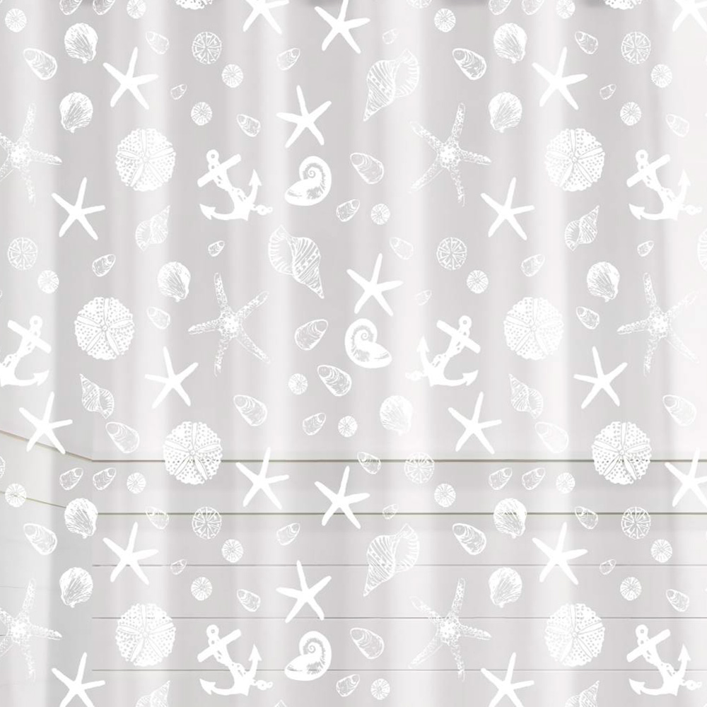 Шторка для ванны Werk Путешествия океана 180×180 см WK-10001