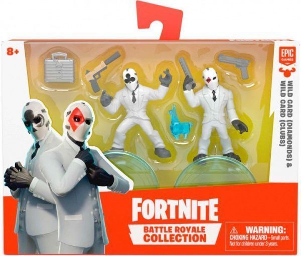 Ігровий набір Fortnite Козир з Червоною Маскою Бубни і Козир з Чорною Маскою Трефи 