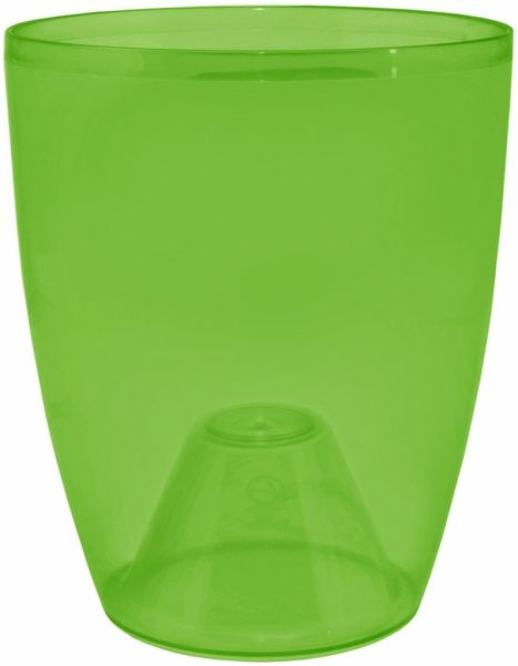Кашпо пластиковое Алеана Орхидея круглый 2,3л зеленый (115054) 