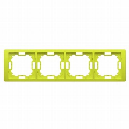 Рамка четырехместная Basic Neos универсальная фисташковый BMRC4/036