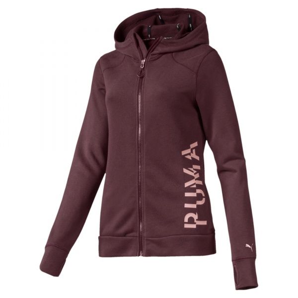 Джемпер Puma Logo Sweat Jacket 51833302 р. L червоний