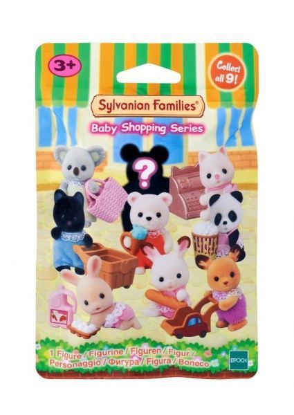 Игровой набор Sylvanian Families Фигурка Малыш на шоппинге 