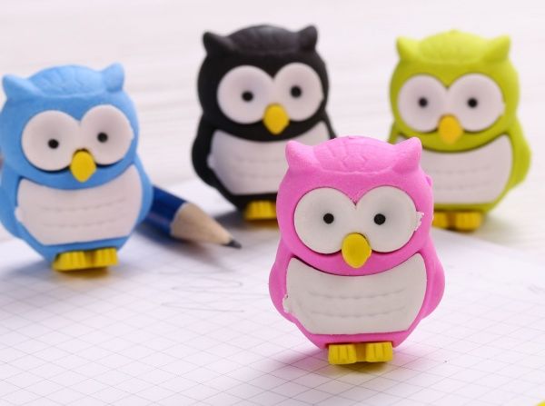 Ластик Сова салатовый