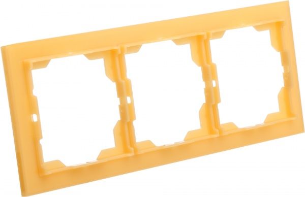 Рамка трехместная ABB NEO универсальная оранжевый 3901M-A00130 43