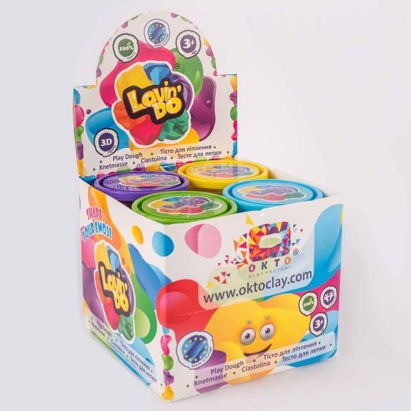 Тісто для ліплення 12 стаканчиків у шоубоксі Lovin'do