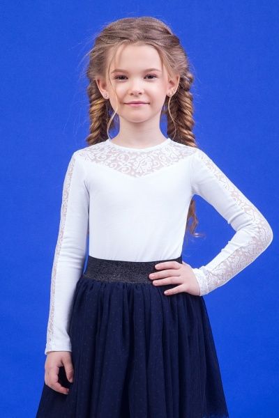 Блуза Zironka 26-9065-1 р.140 белый 