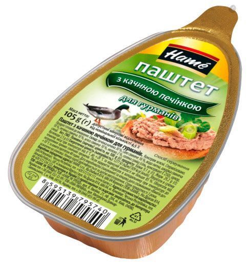 Паштет Hame с печенью утки для гурманов 105 г