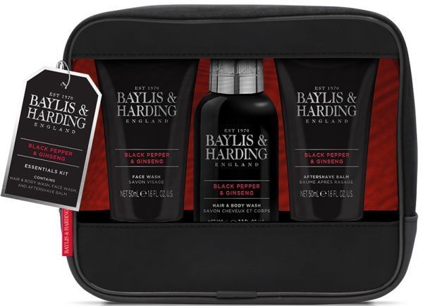 Набор подарочный для мужчин Baylis&Harding Signature Men’s Black Pepper&Ginseng BH20BPBAG