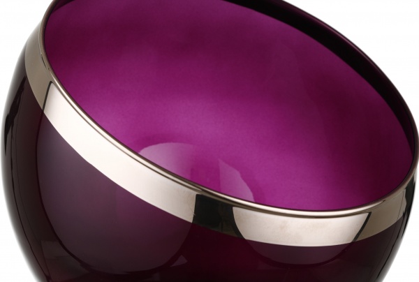 Ваза Wrzesniak Glassworks Semisphere 18,2 см вересковый 