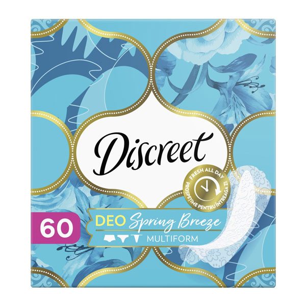 Прокладки ежедневные Discreet Deo Spring Breeze 60 шт.