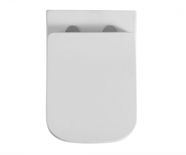 Унитаз подвесной ScandiSPA SIR R Rimless с дюропластовым сиденьем Soft-Close Slim 52х35х36,5 см