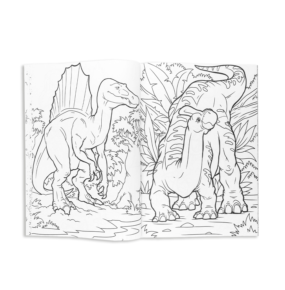 Раскраска «Dinosaur Expedition»