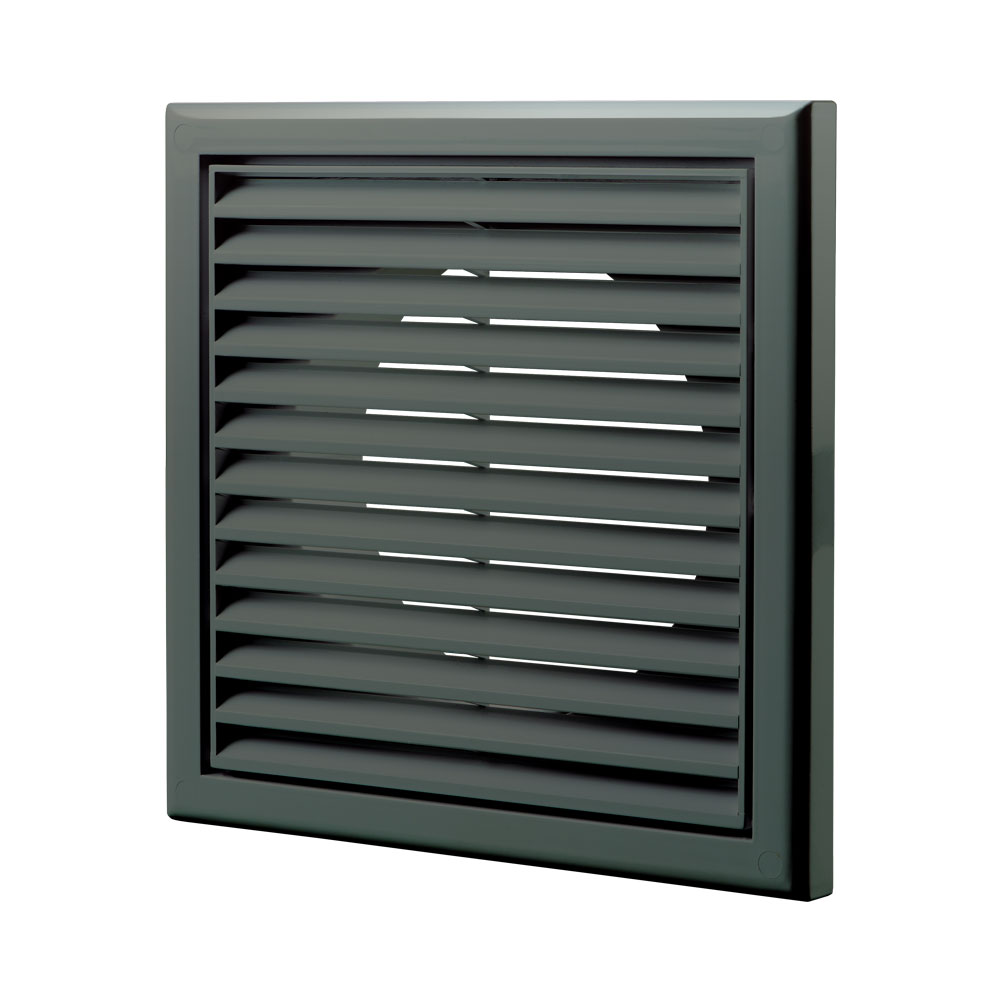 Гратка для вентиляції Вентс МВ 120 Вс пластик антрацит