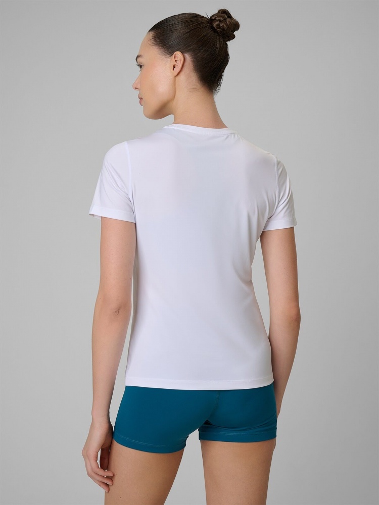 Футболка 4F TSHIRT FNK F1846 4FWSS26TFTSF1846-10S р.XS белый