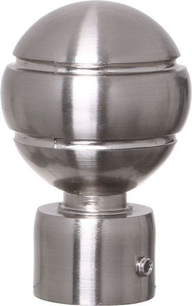 Наконечник Gardinia Куля 2 шт. d19 мм імітація сталі 