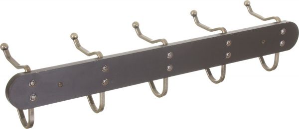 Планка с крючками Axentia 130862 51x11,3x10,7 см коричневая