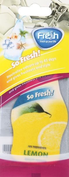 Ароматизатор підвісний Fresh Dry So Fresh Lemon 94637