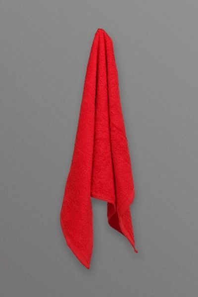 Рушник махровий 40x70 см червоний Рашід 