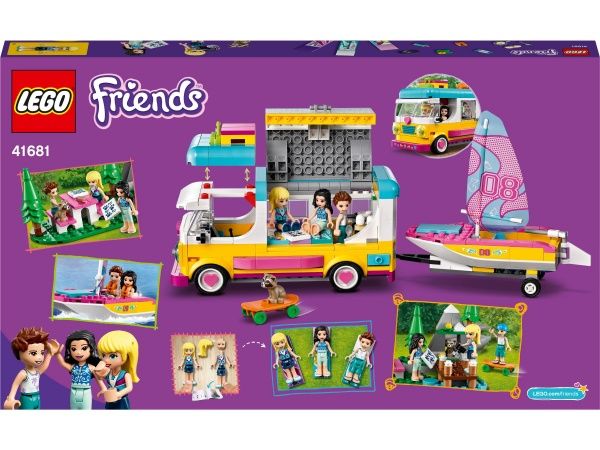 Конструктор LEGO Friends Лісовий будинок на колесах і яхта 41681