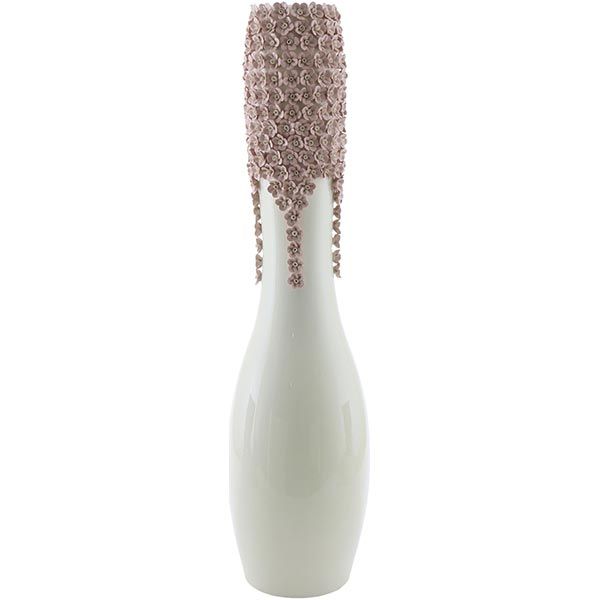 Ваза декоративная Пина розовая 75 см