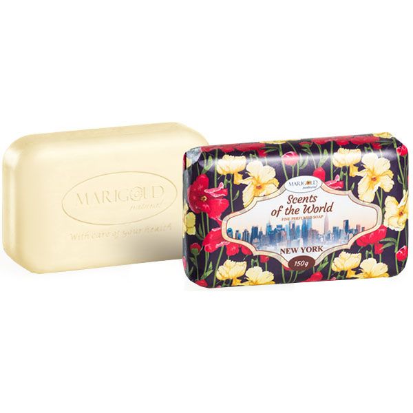 Мыло органическое Marigold natural Scents of the world Нью-Йорк 150 г