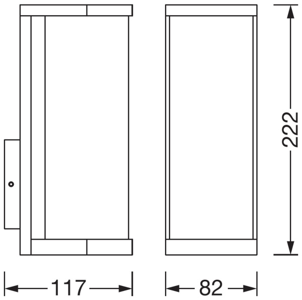 Бра Ledvance Endura Classic Tubular Wall 1x60 Вт E27 темно-серый 