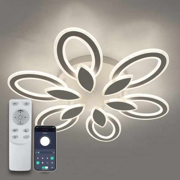 Люстра світлодіодна Luminaria Aurora Double 6F 120 Вт білий AURORA DOUBLE 120W 6F 