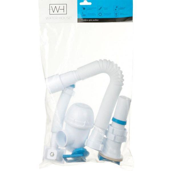 Сифон для кухонной мойки Water House сетка 1 