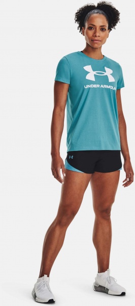 Футболка Under Armour SPORTSTYLE LOGO SS 1356305-433 р.M голубой