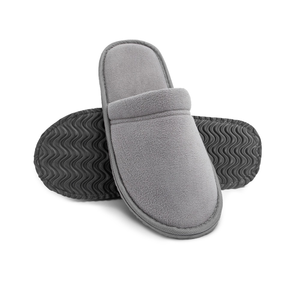 Капці домашні Twins фліс закриті р.42/43 сірий