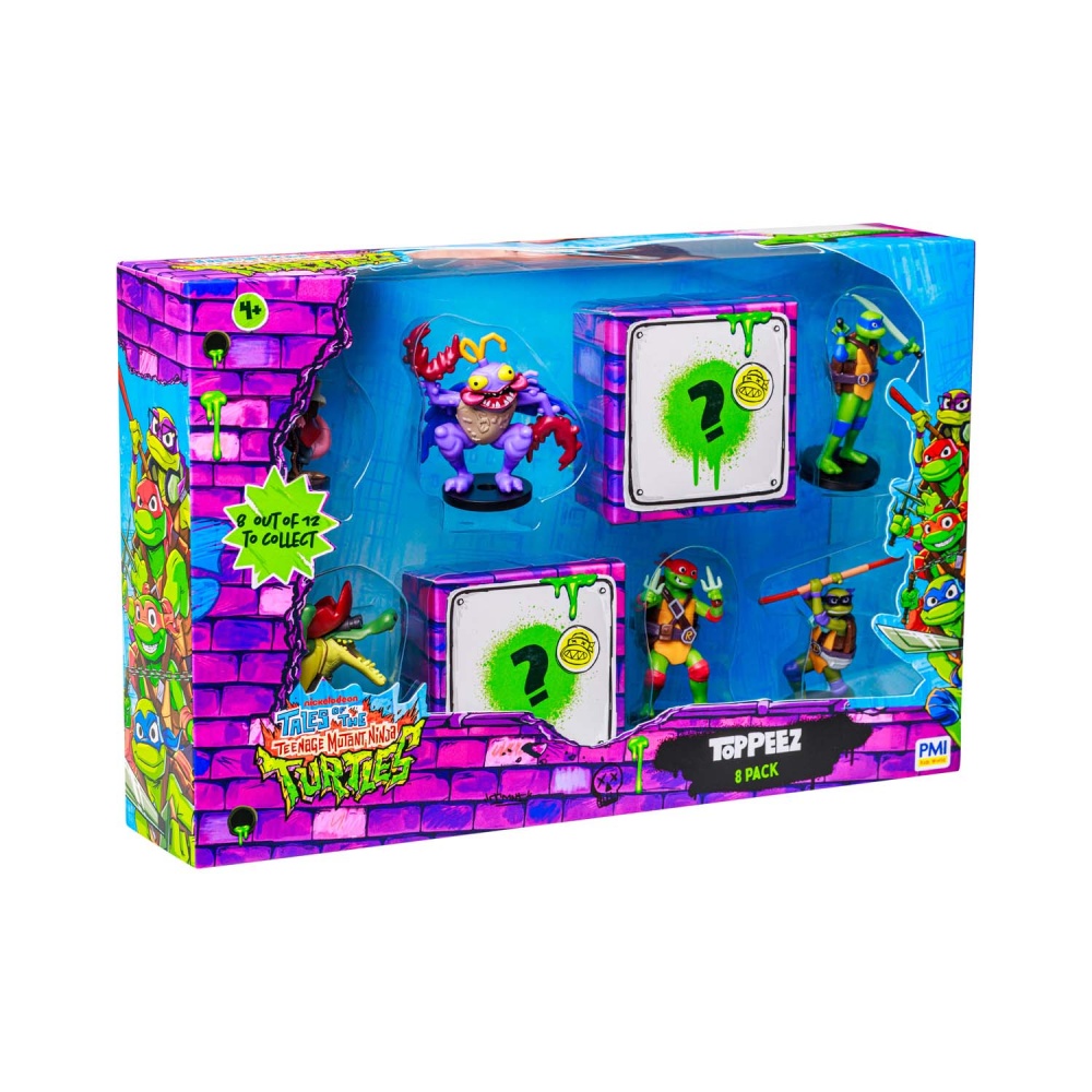 Набор фигурок топперов TMNT Черепашки Ниндзя Делюкс 8 шт. в ассортименте NT2070