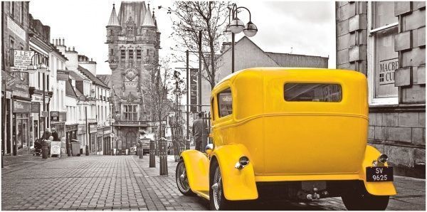 Плитка Tiger Жовта машина 29,7x60 