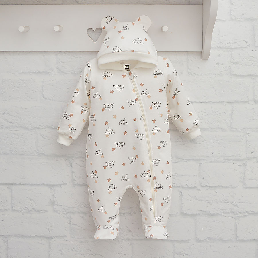 Комбінезон унісекс Blanka Зірочка р.68-74 бежевий 110866