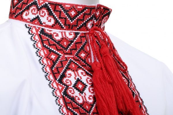 Вишиванка для хлопчиків Сварга Красунчик р.140-146 червоно-чорний 