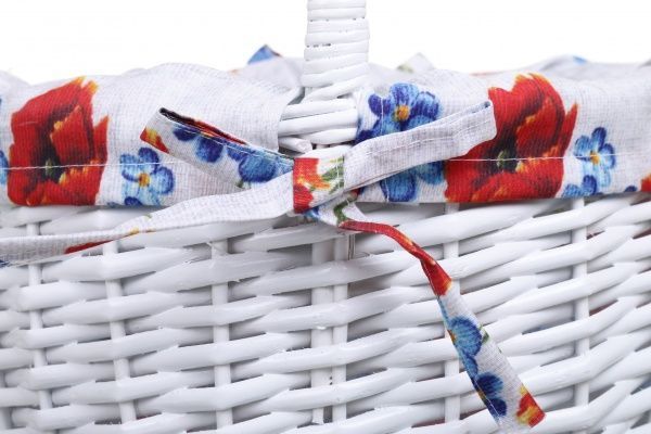 Корзина плетеная с текстилем Tony Bridge Basket 28x16/35 см Easter 19-1-2 