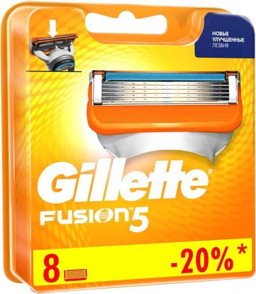 Сменный картридж Gillette Fusion 5 8 шт.