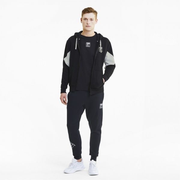 Джемпер Puma Rebel FZ Hoodie 58349601 р. S чорний